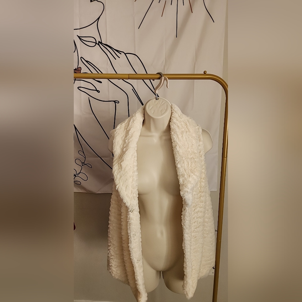 Soft plush vest